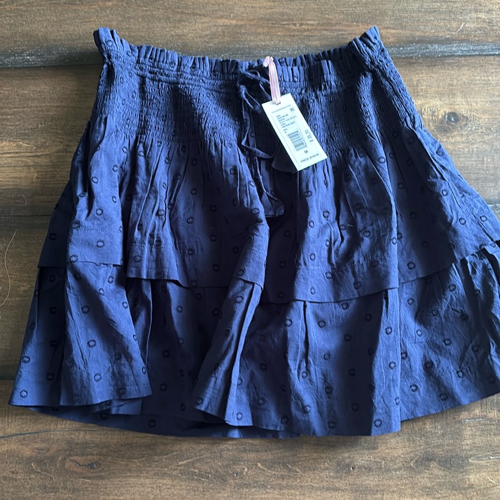 Vineyard Vines NWT Nautical Navy Pull on skirt M
